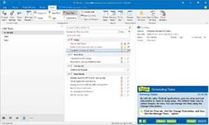 Professor Teaches Outlook 2016 will teach you all of the features, including how to schedule tasks and manage messages. 
